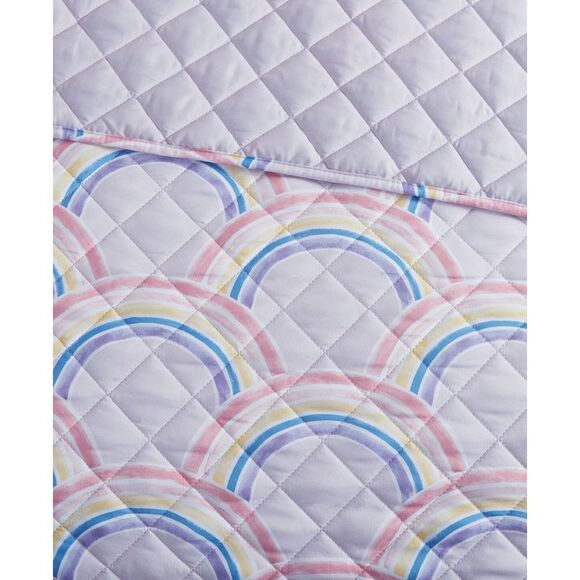 JLA Home Rainbow Reversible 3-Pc. Full/Queen Quilt Mini Set Multi - NWT - Picture 5 of 7